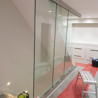 An image showing some modern metal window frames we fabricated